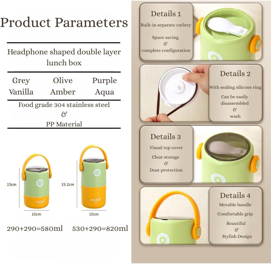 Big Bento - 820ml Food Jars