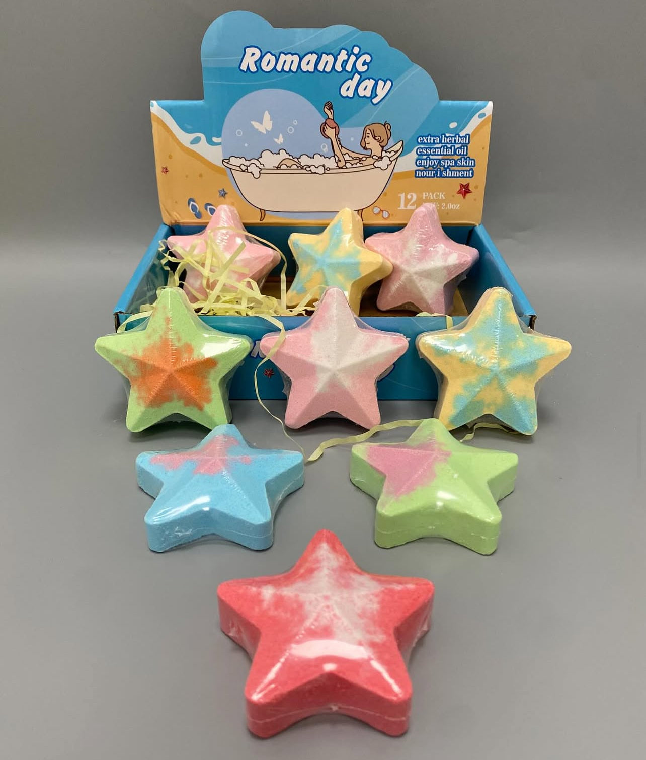 Kids Bubble Bath Bombs (12pcs - Random Design)