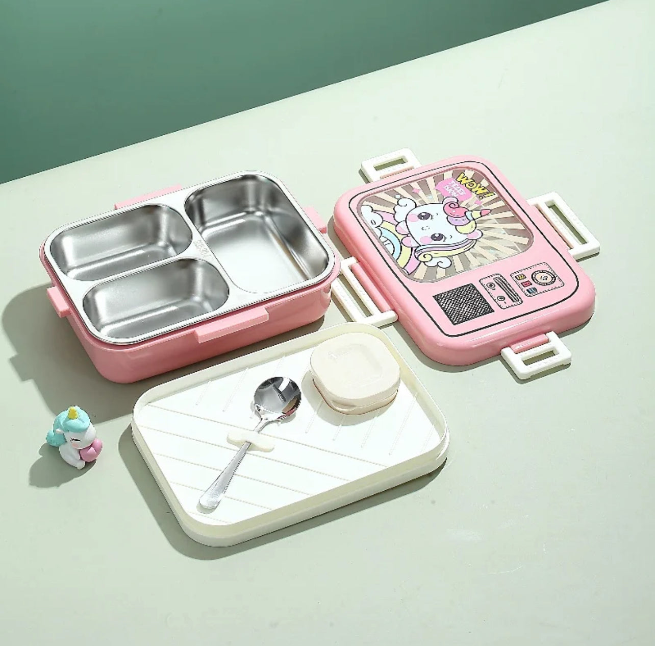 Retro TV Lunchbox - 3 Compartments