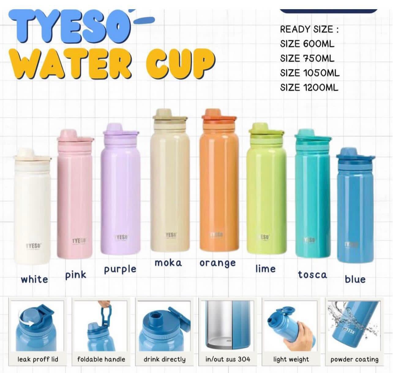 Tyeso 1200ml - Shine World | Vacuum Insulated