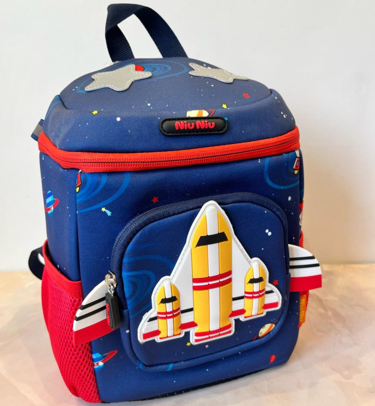 3D Rocket Design Backpack for Kindergarten Kids