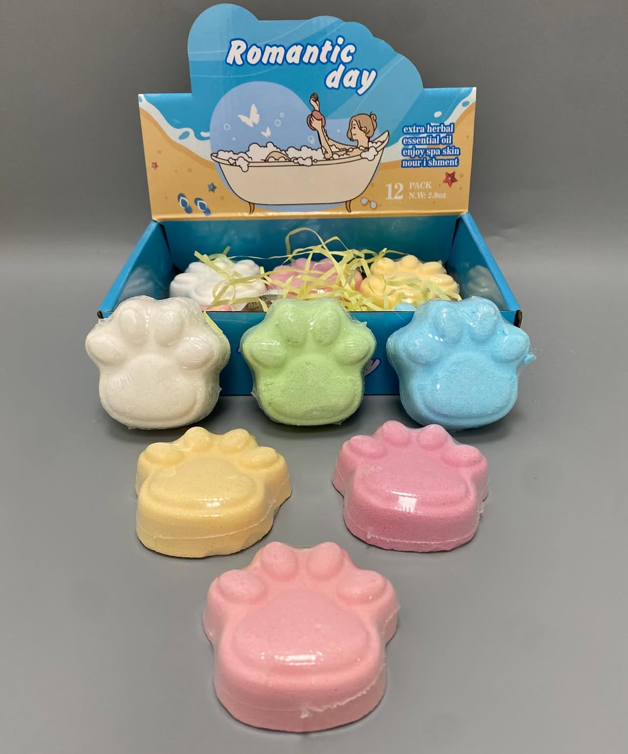 Kids Bubble Bath Bombs (12pcs - Random Design)