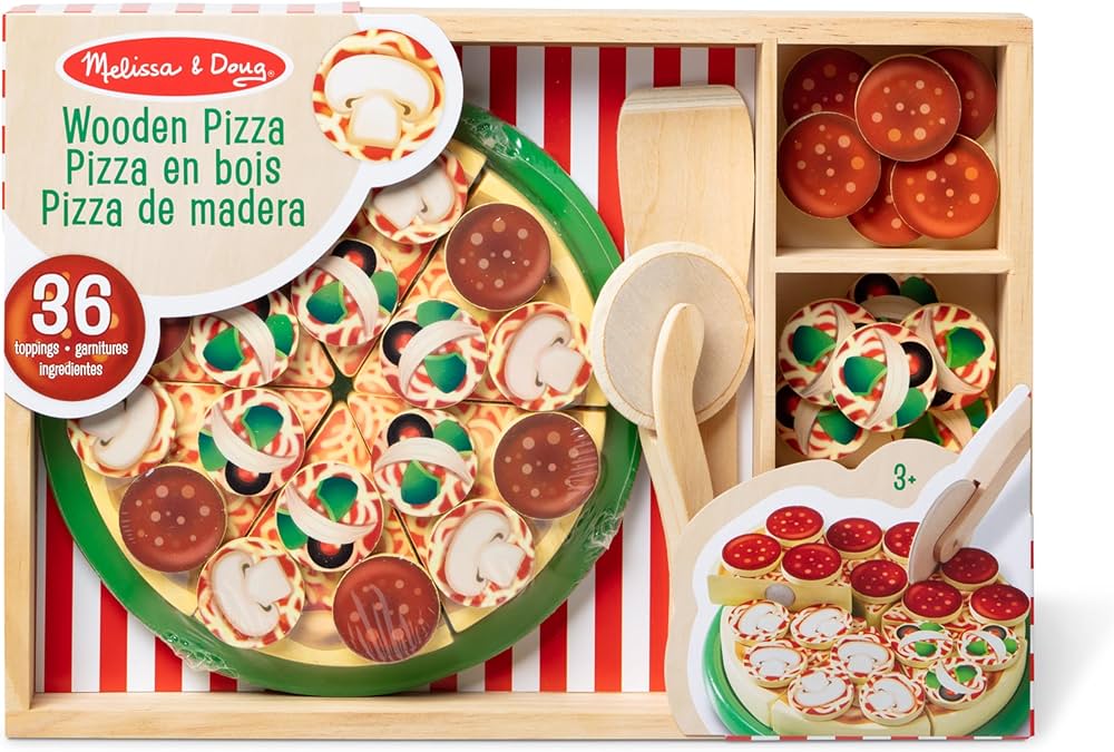 Melissa & Doug - Wooden Pizza Party Play