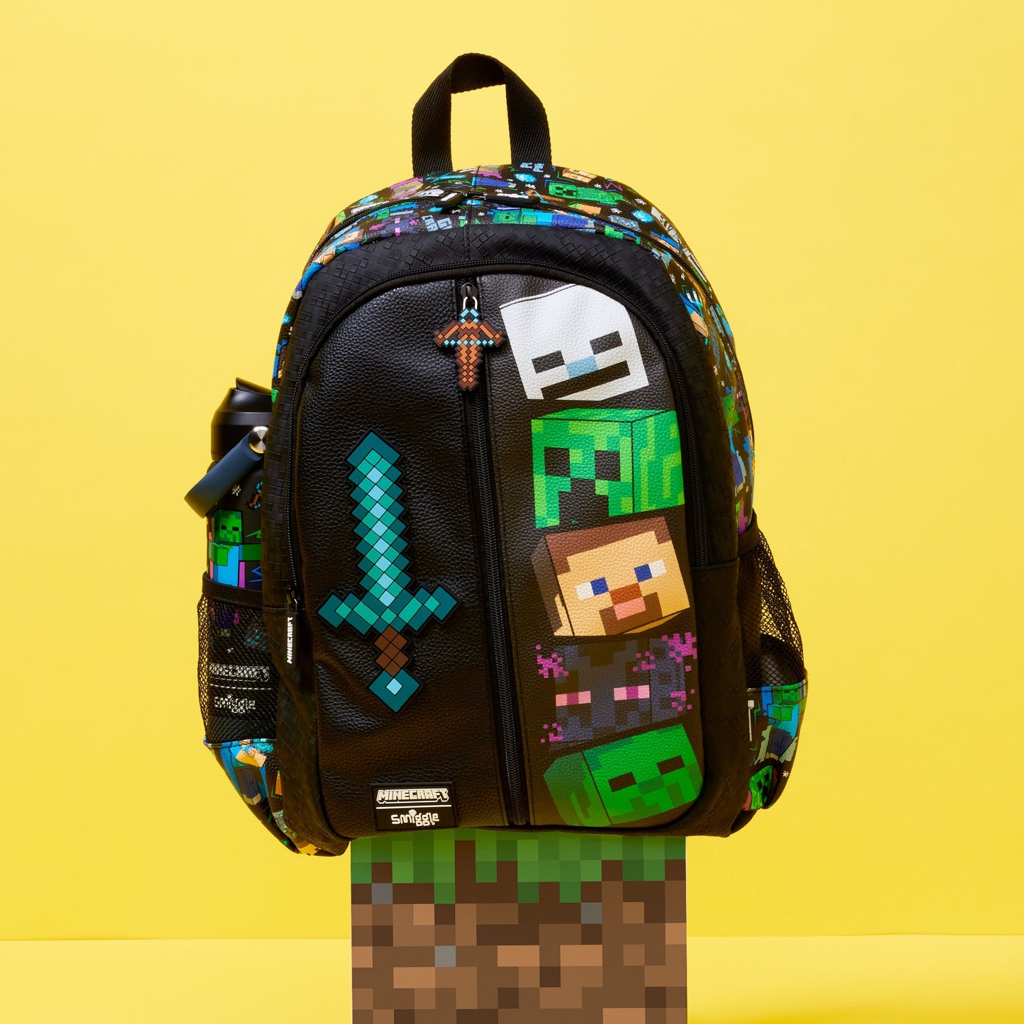 Smiggle - 16” Minecraft Classic Backpack
