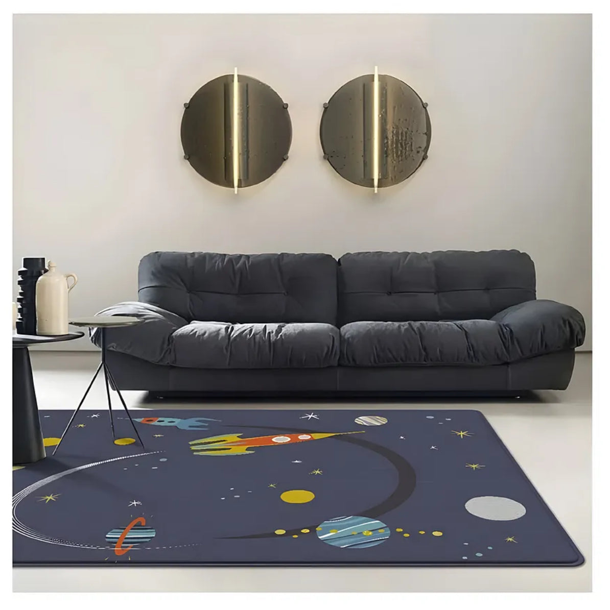 Space Crawling Buddy - Dual-Sided EPE Foam Play Mat