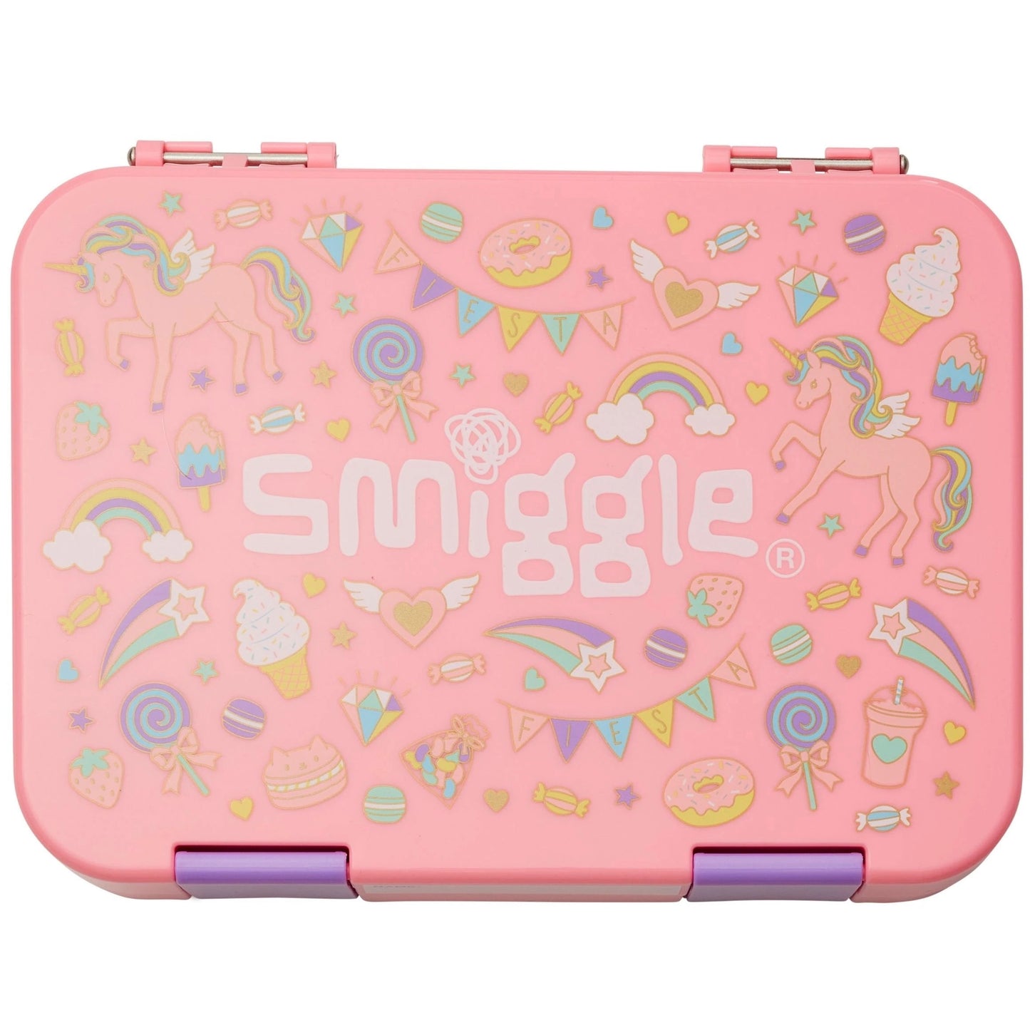 Smiggle - Happy Bento Lunchbox (Spill Free - Tritan)