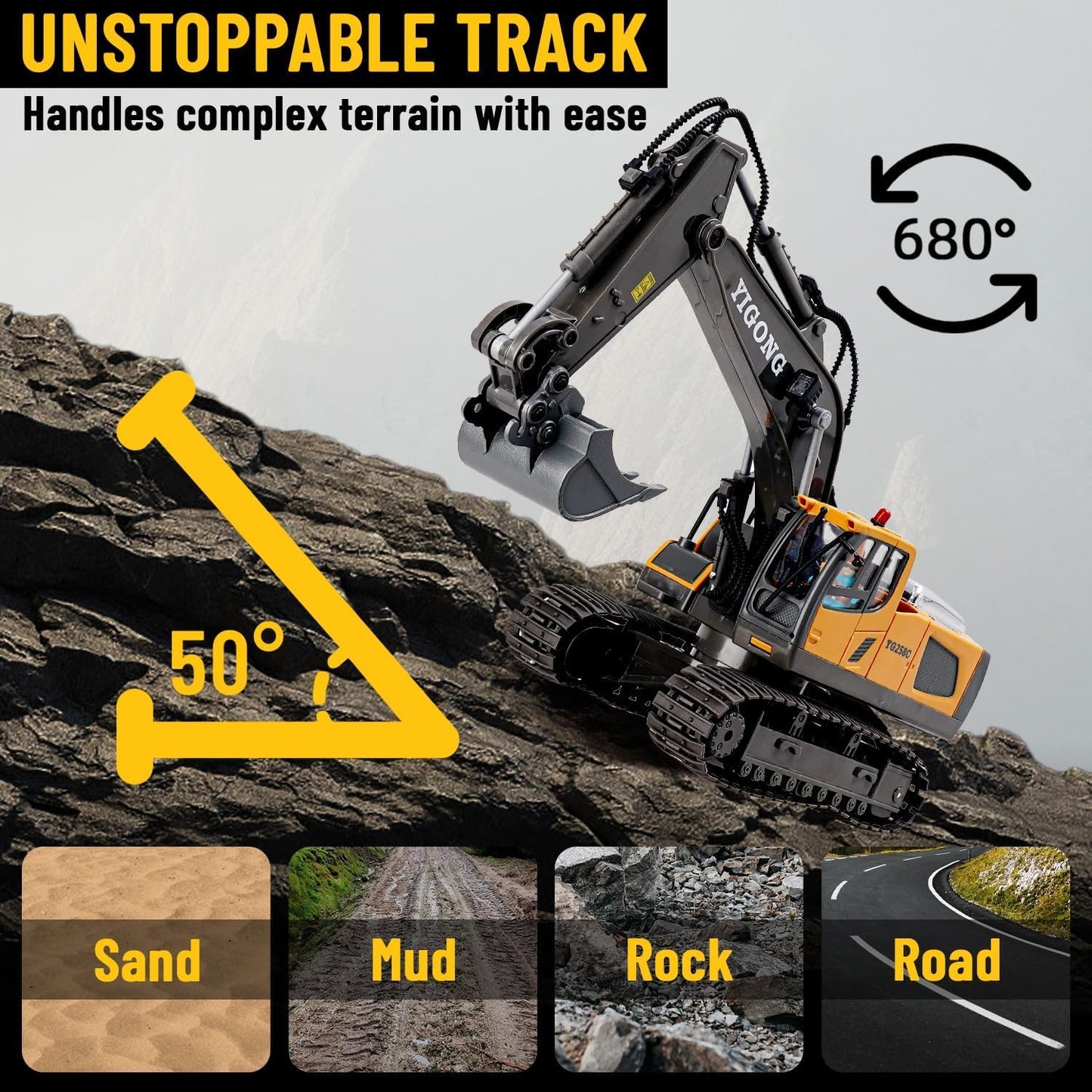 11 Channel RC Excavator Truck