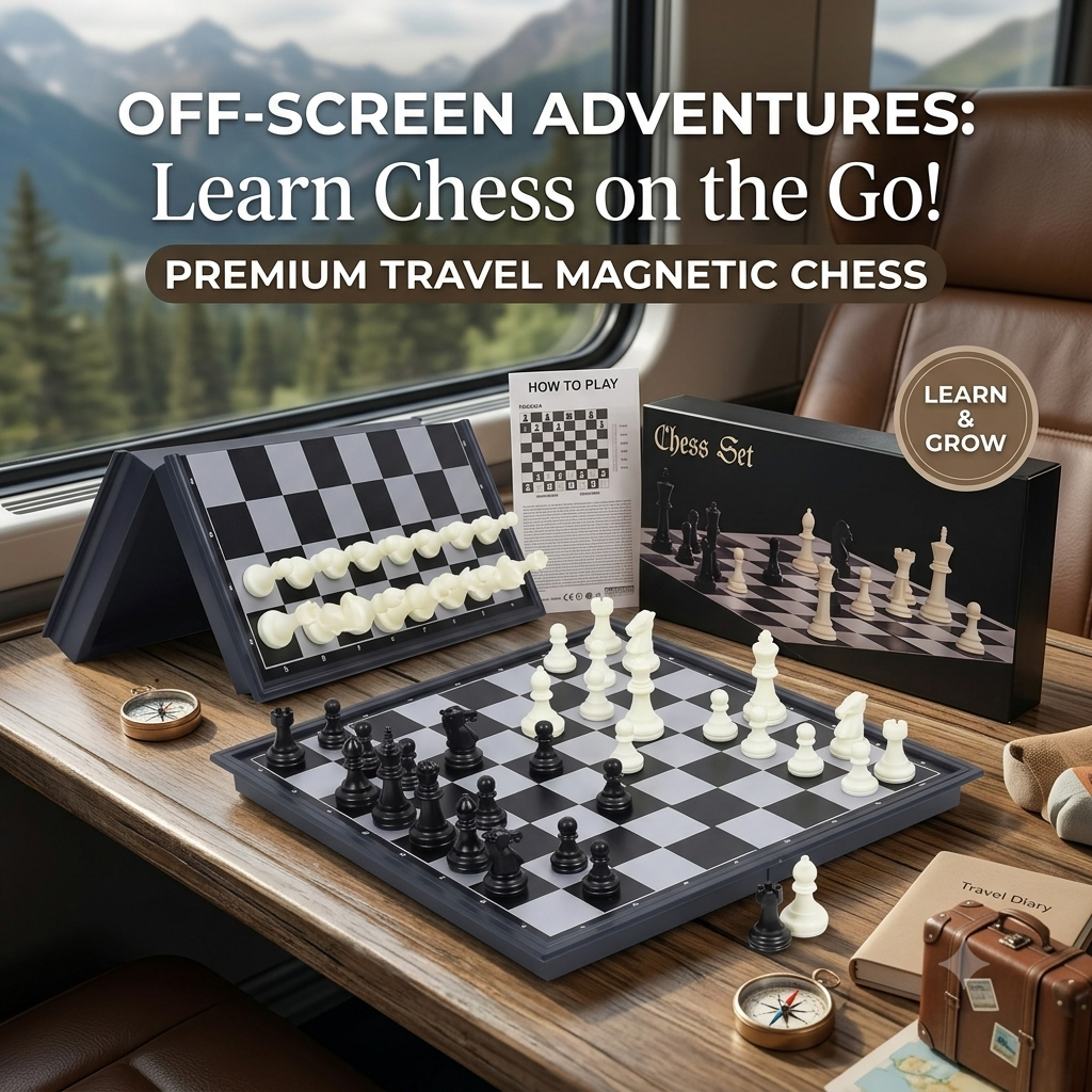 Magnetic Chess Set - Travel Friendly