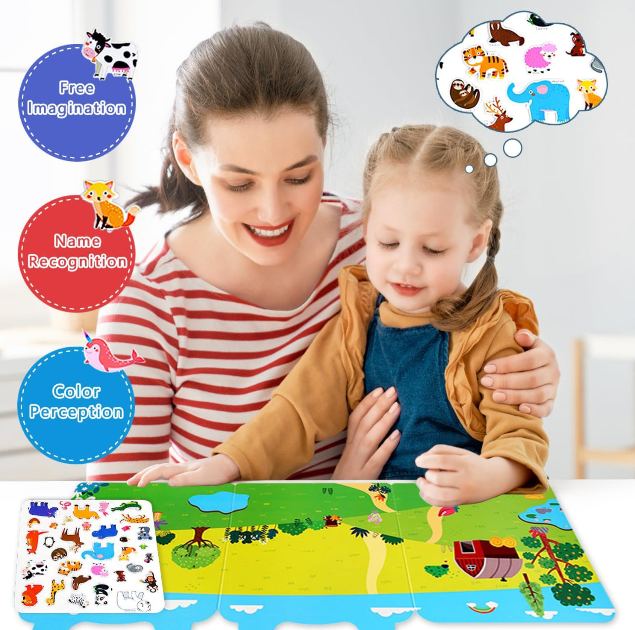 Reusable Sticker Books - DIY | Educational | Fun Learn