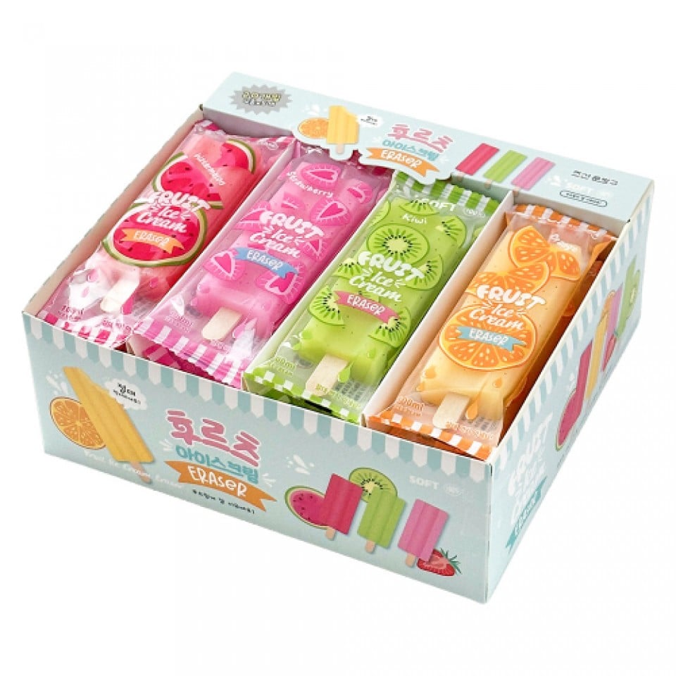 Fruit Popsicles Erasers - 1pcs
