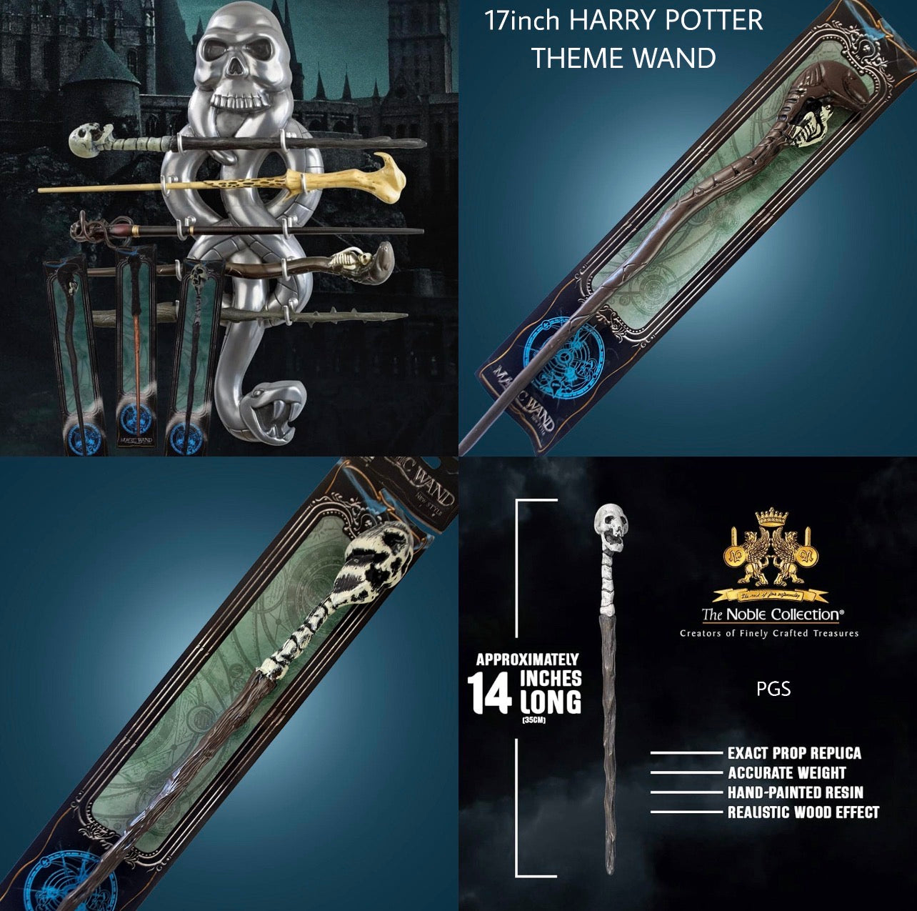 Harry Potter - 17” Metal Wand