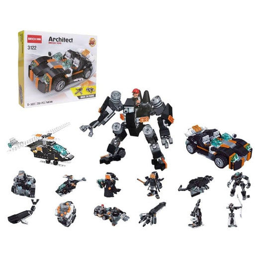 36-in-1 Building Blocks Set – 256+ Pieces Creative Construction Toy
