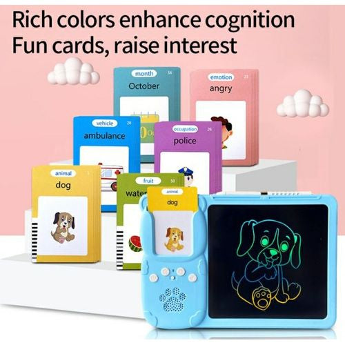 LCD Tablet + English Speaking Educational Cards