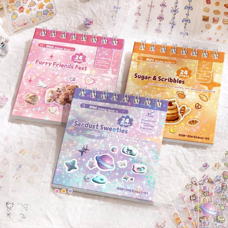 Mini Stickers Books - 72pages