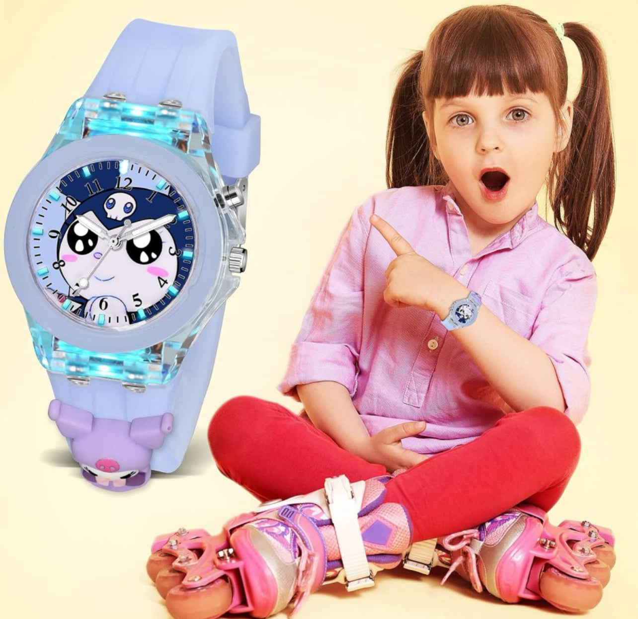 Kids Analog Watches with Lights