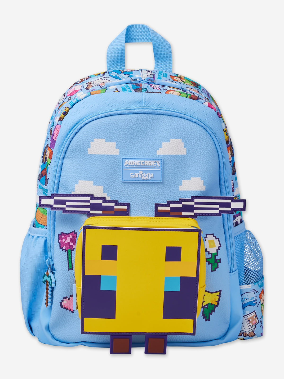 Smiggle - 14” Blue Minecraft Classic Backpack