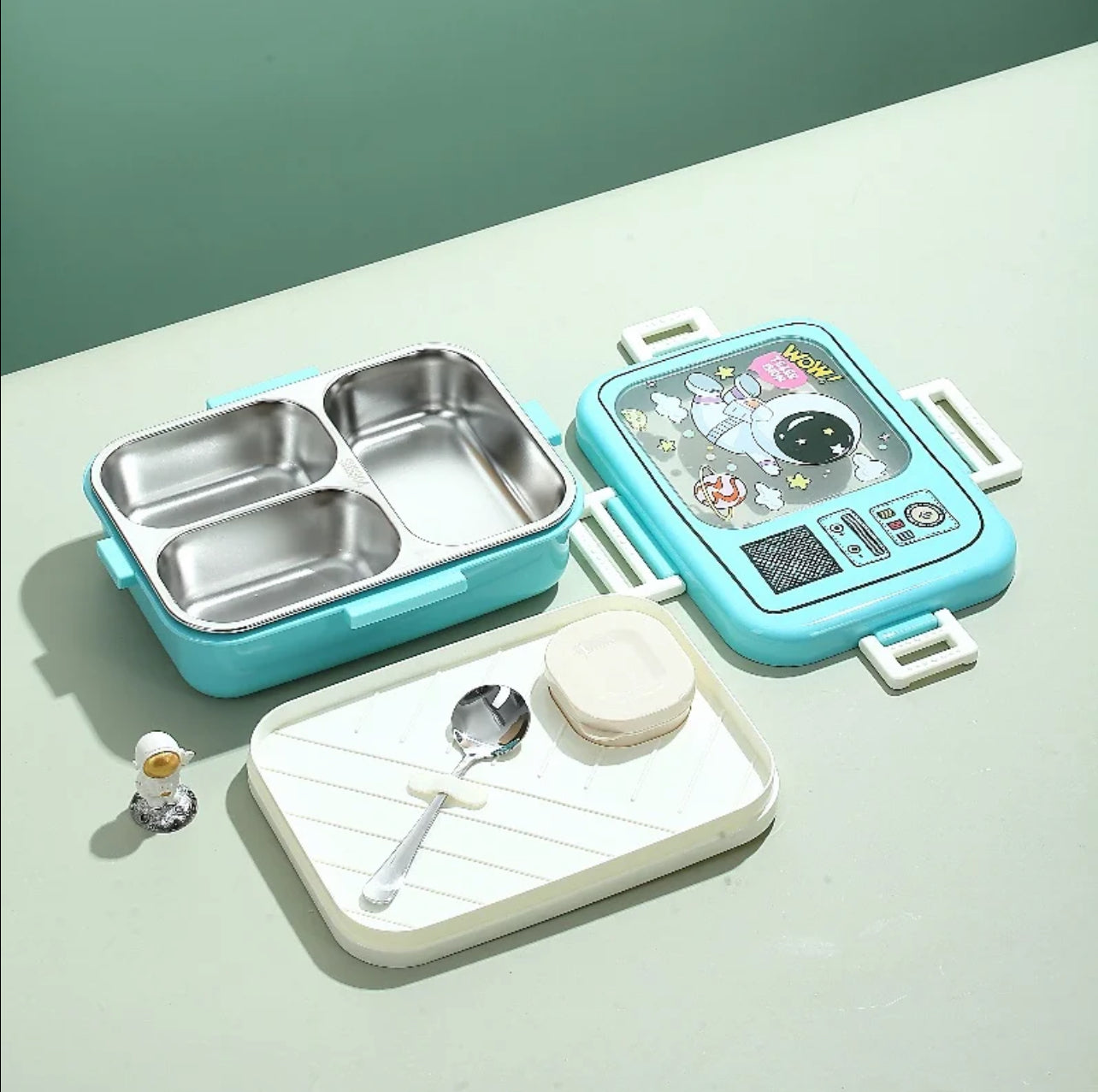 Retro TV Lunchbox - 3 Compartments