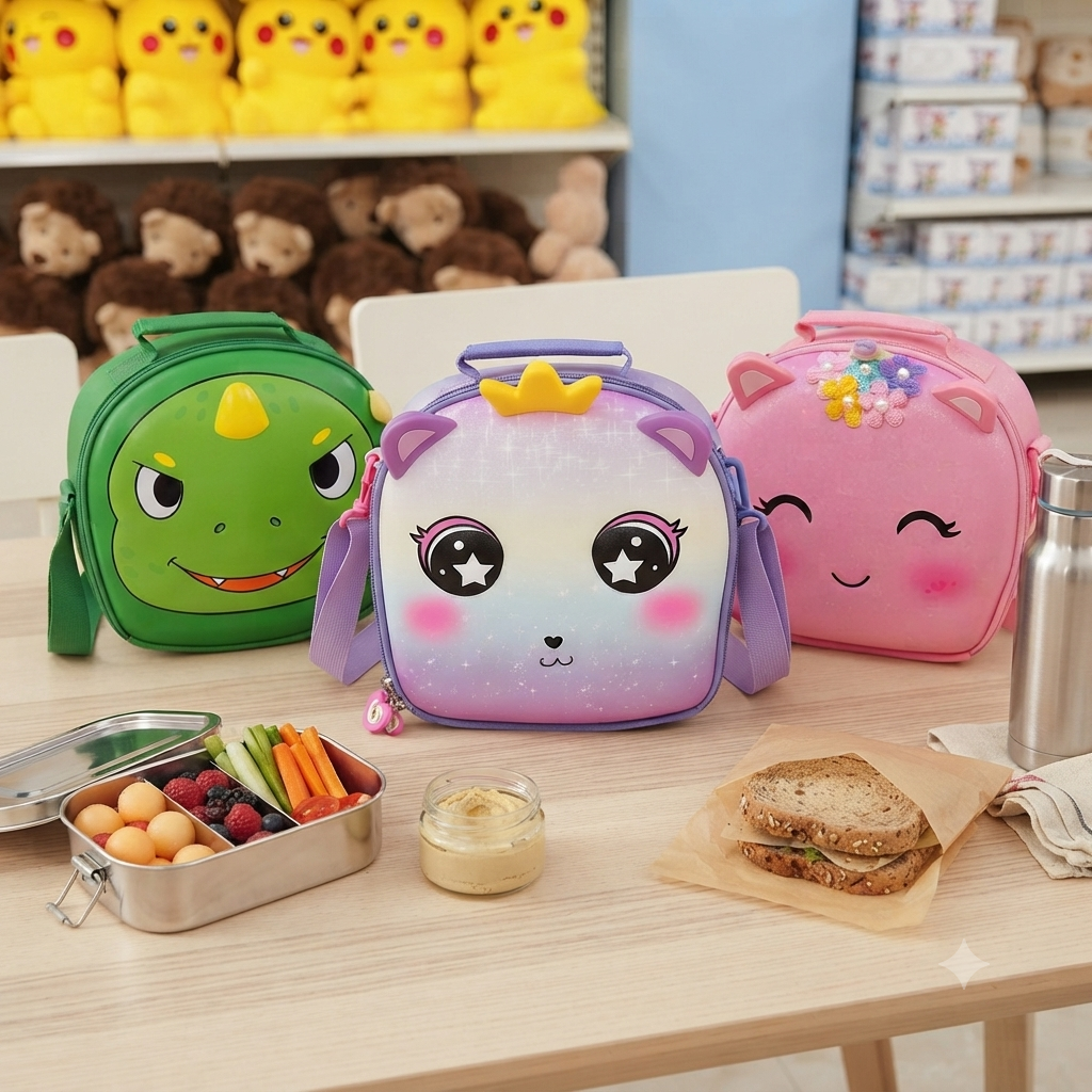 The Croco - Premium 3D Lunchbag
