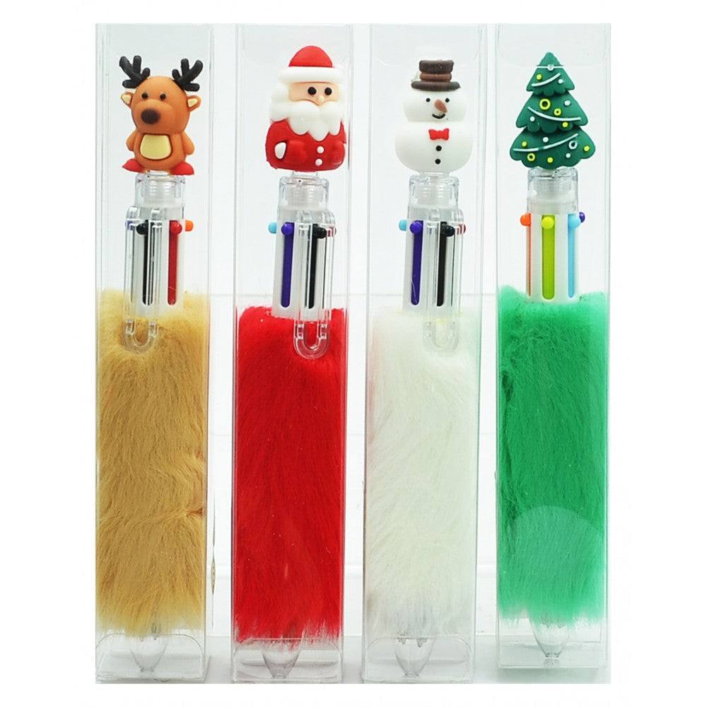 Christmas Furr Pens : 6 in 1
