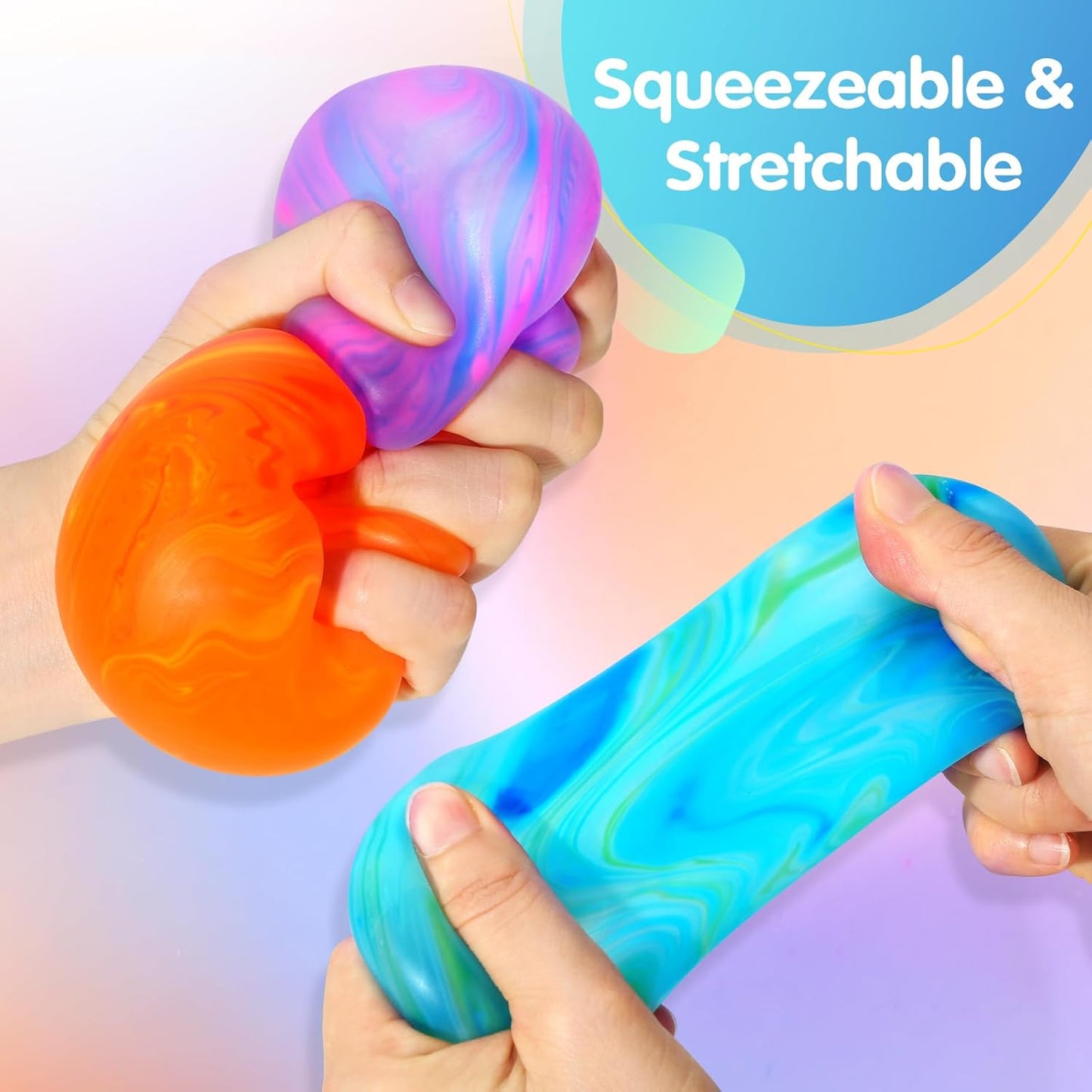 Cube Squeeze Ball - Swirl Edition | 1pcs