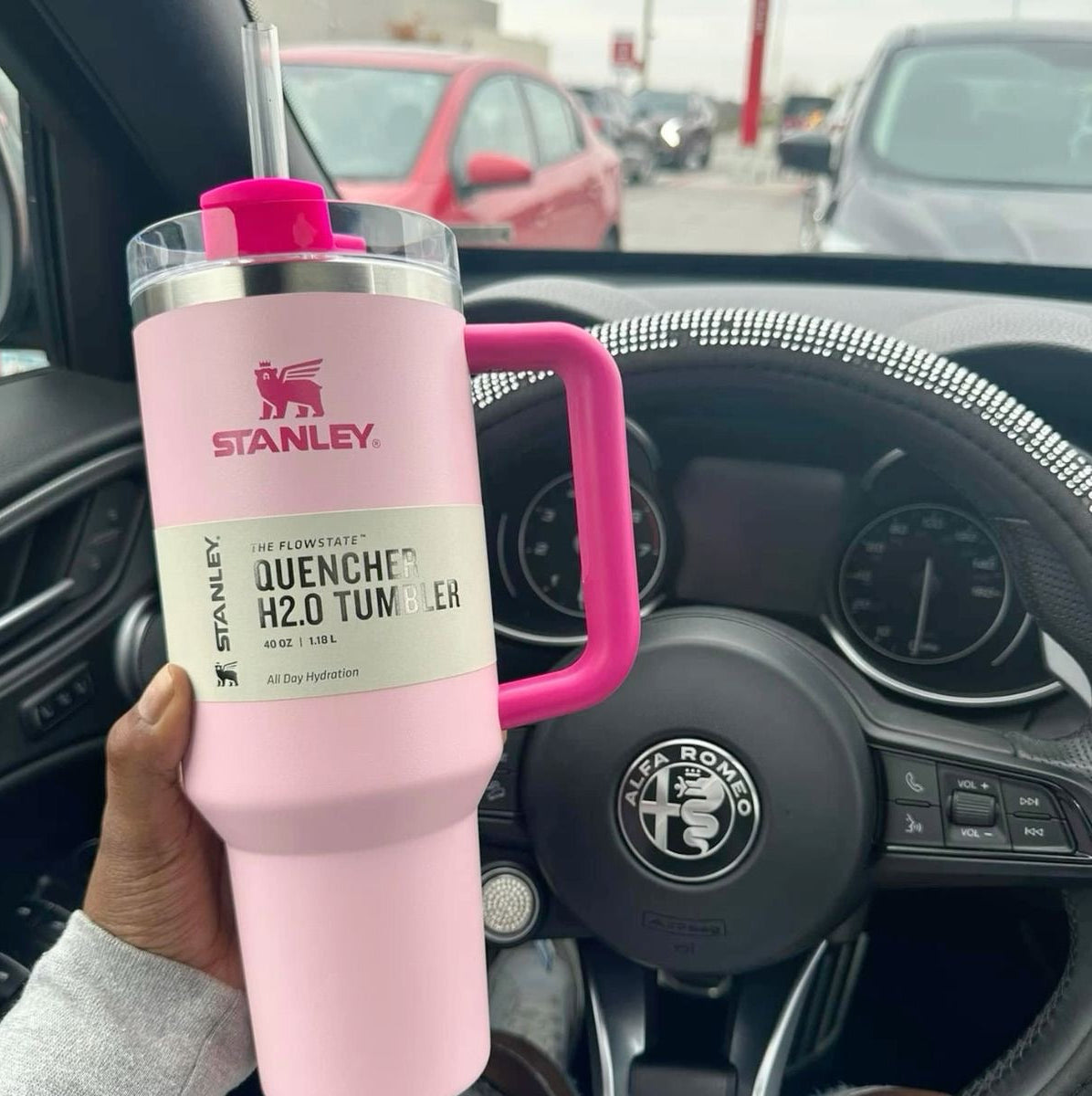 Stanley Flamingo - Quencher® H2.0 FlowState™ Tumbler | 1.18L