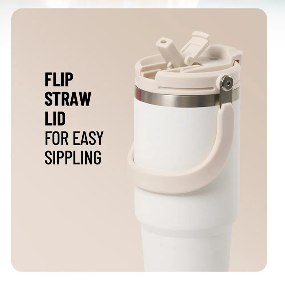Tyeso - 750ml Roam Tumbler | Flip Straw & Sip Lid