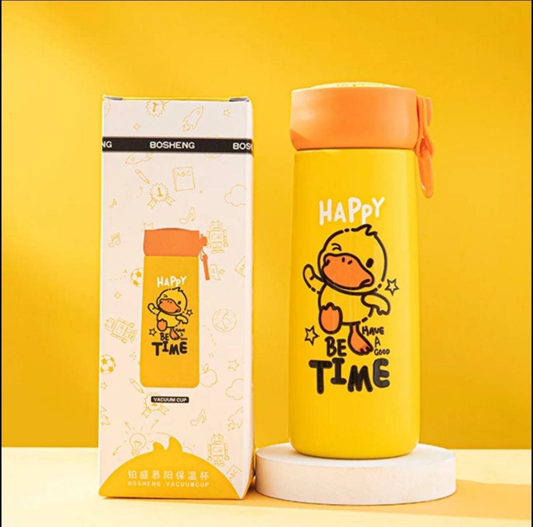 Happy Time - Insulated Vacuum Water Bottle (350ml)