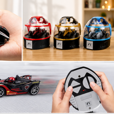 F1 - R/C Car with Helmet Storage Box