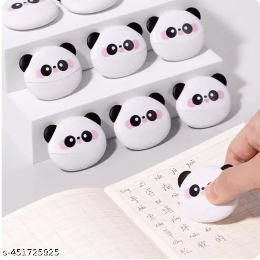 Panda Face Erasers