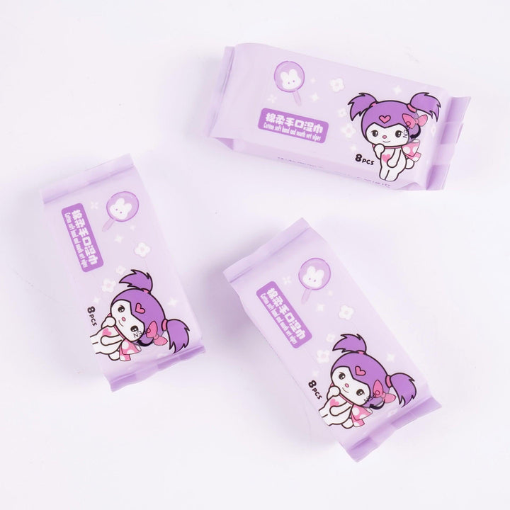 Cute n Handy Wet Wipes - 8x8 box