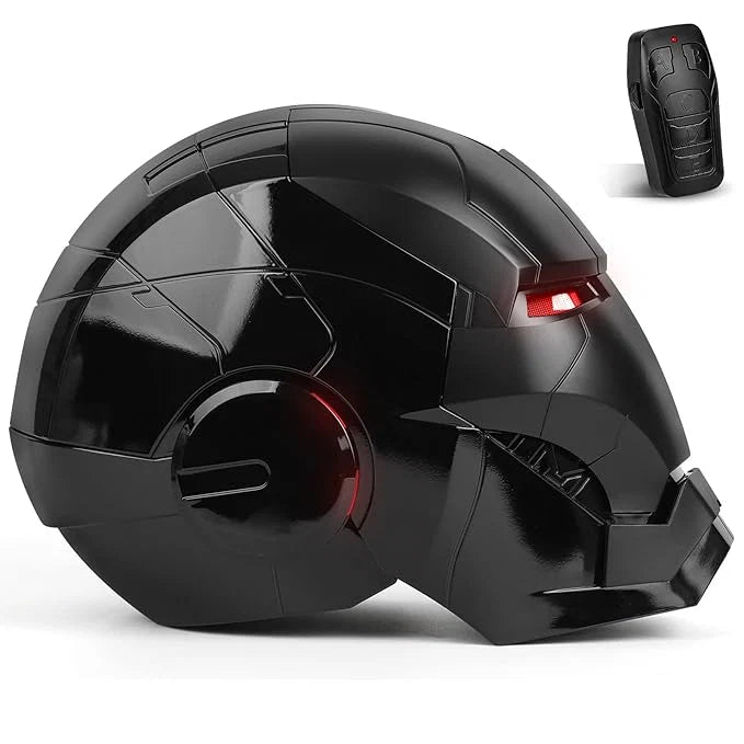 Ironman Black Edition - 1:1 Wearable Helmet with Voice/Remote/Touch Controls