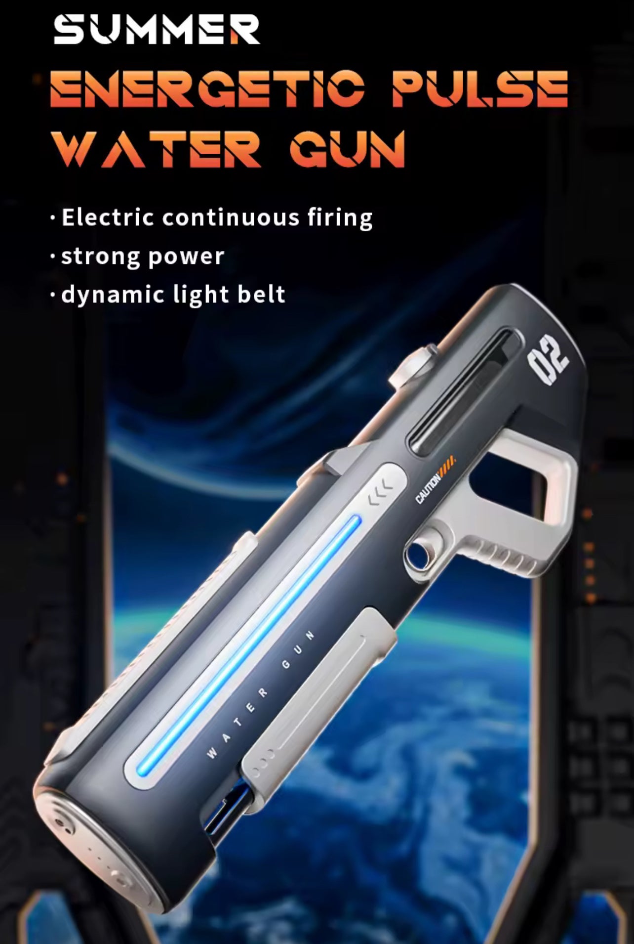 HydroBlaze 62cm - 820CC High Power Automatic Water Gun