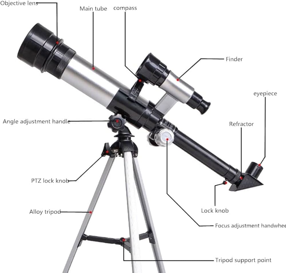 Outdoor 60X Zoom Astronomical Telescope