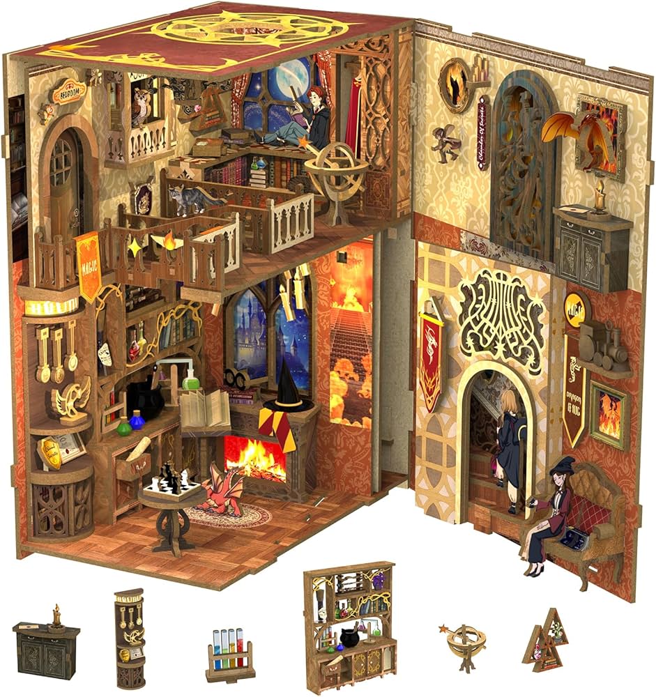 CuteZee - Amazing Common Room | DIY Booknook