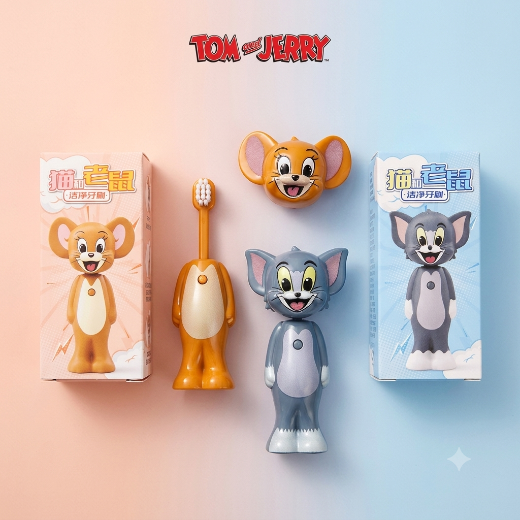Tom and Jerry - 2pcs Baby Toothbrush