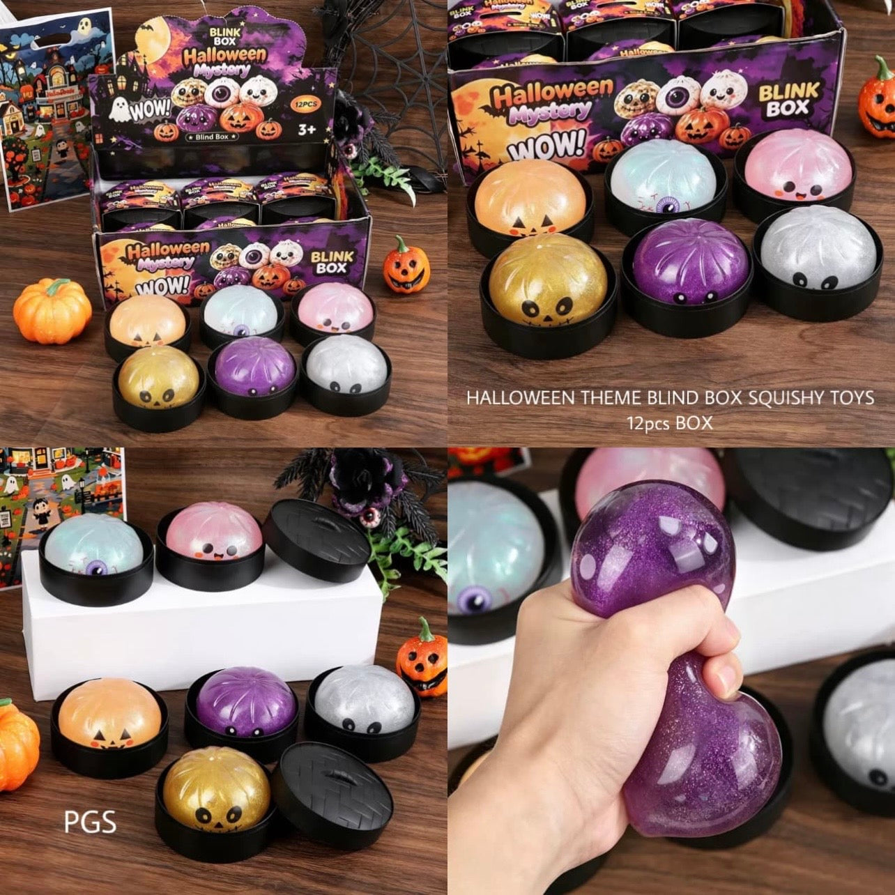 Halloween Bun Squishy - 1pcs