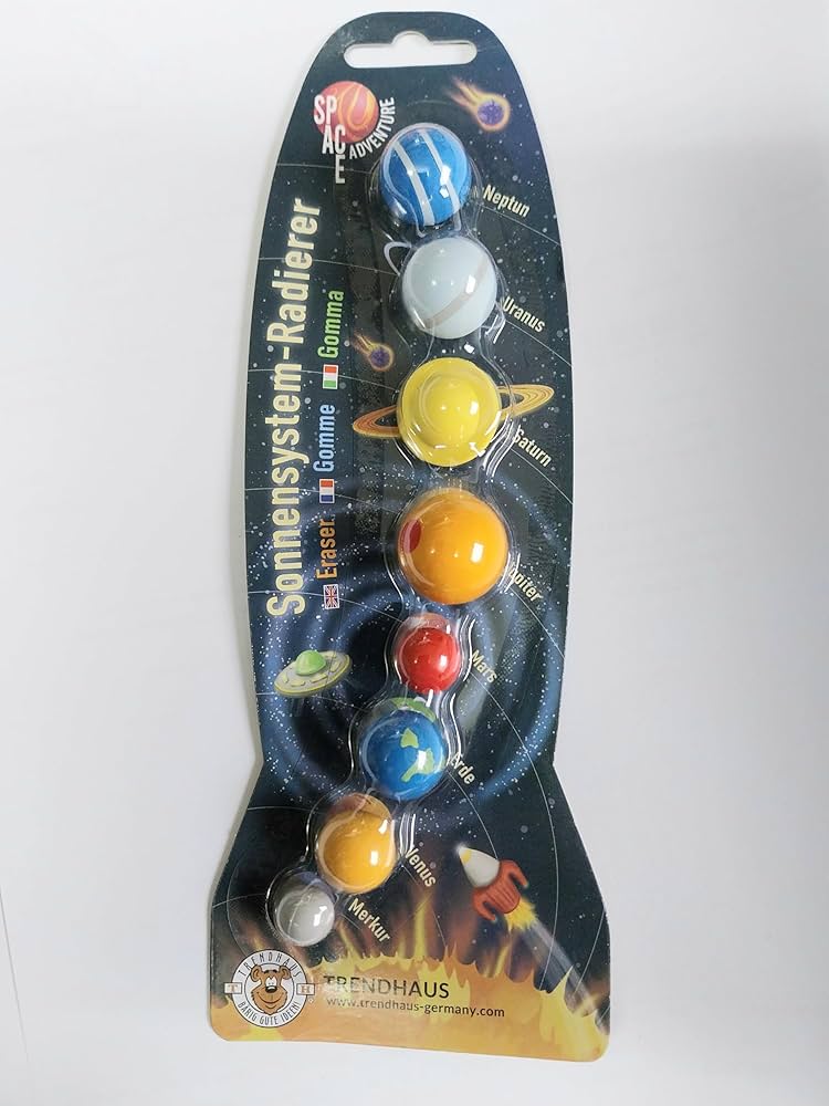 Solar System Erasers - Set of 8