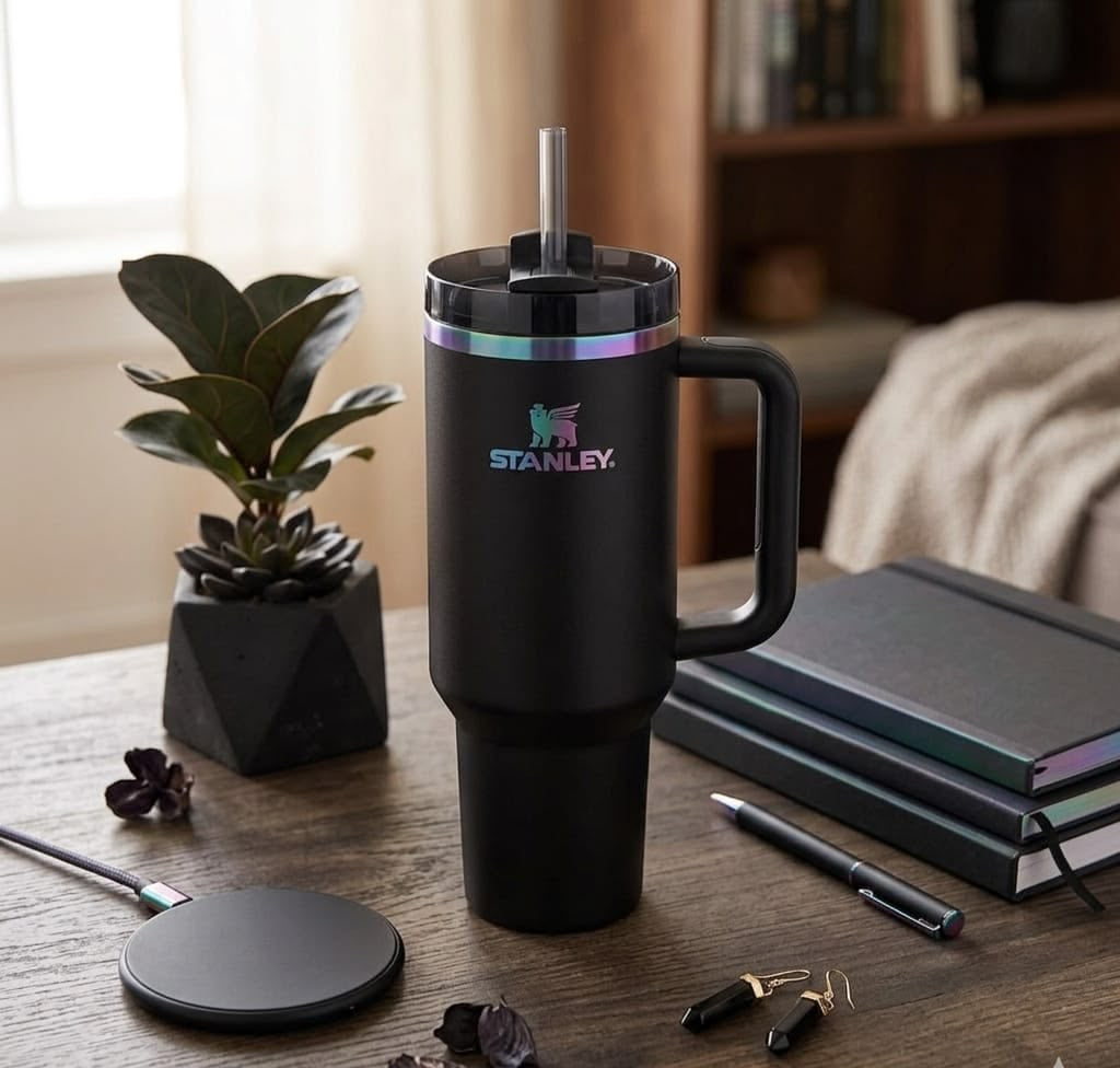 Stanley Black Chroma - Quencher® H2.0 FlowState™ Tumbler | 1.18L