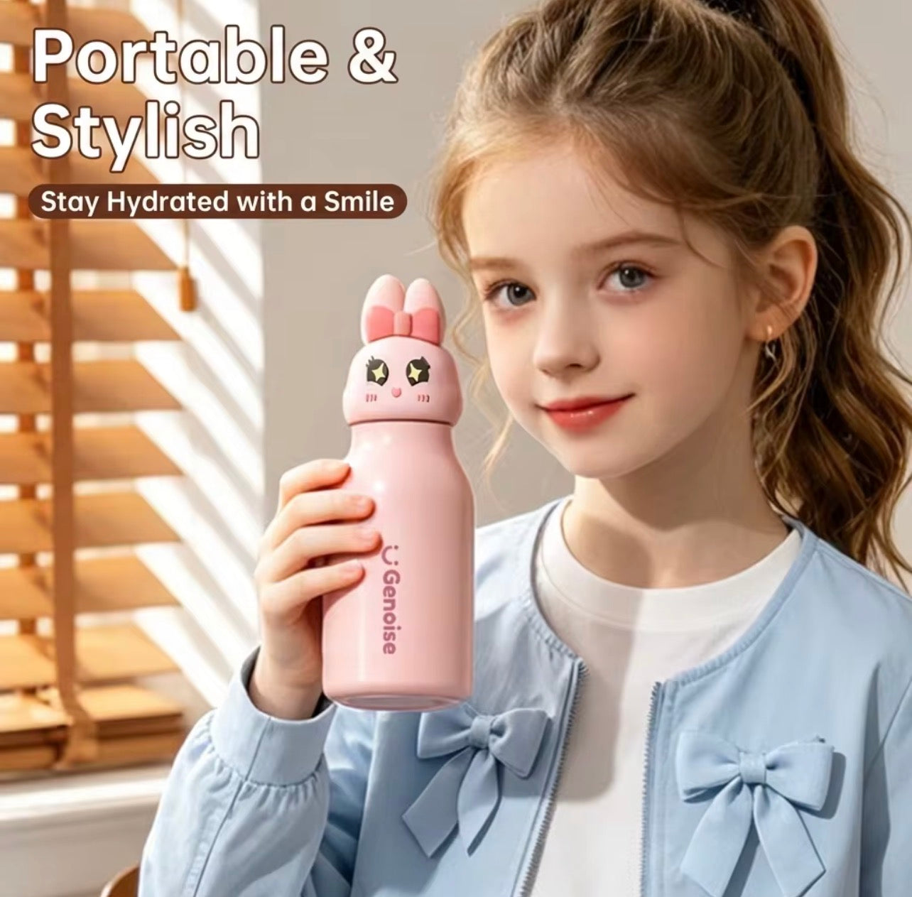 Genoise - 3D Animal Steel Bottle