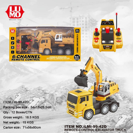 Excavator Truck - R/C Controlled 6 Channel Engineering
