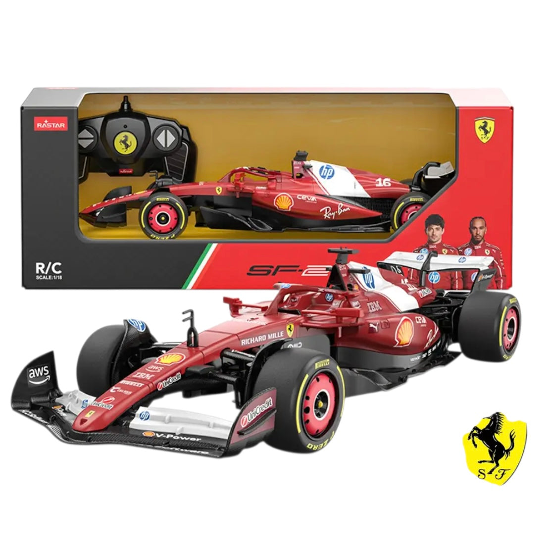 Rastar R/C - Ferrari SF-25 (Scale 1:18)