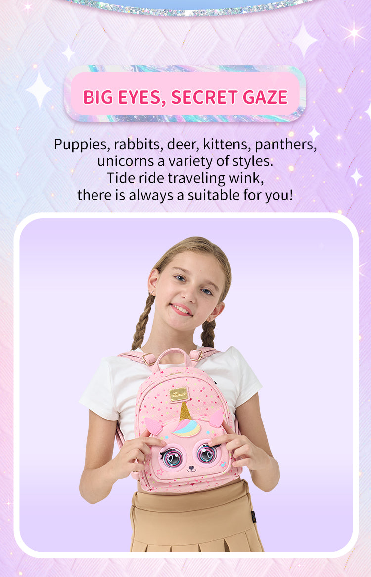 Supercute - Interactive Winking Eyes Backpack, Talking Mode & Music Playback