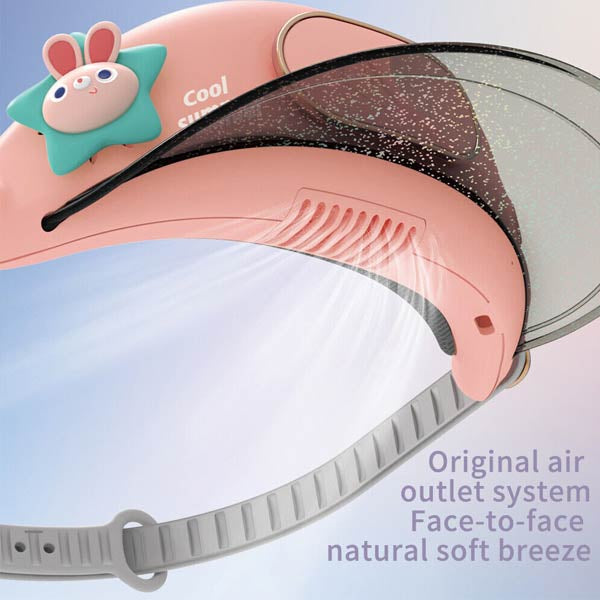 Sun Protector - Cute Hat with Cooling Fan