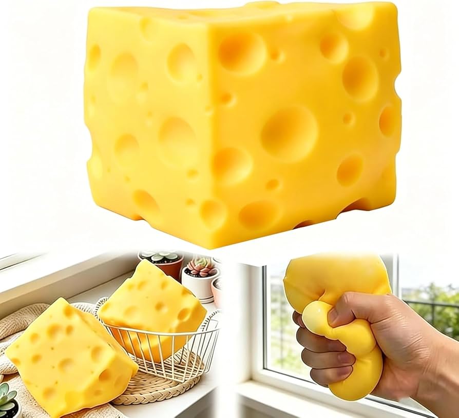 Squishy Cheese Cube - 1pcs
