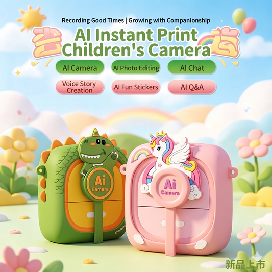 AI Camera with Printer - AI Chat n Editing | Music, Games