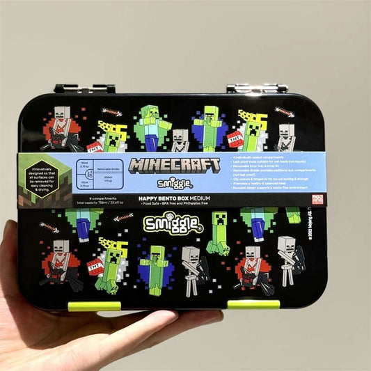 Smiggle - Minecraft Medium Happy Bento Lunchbox