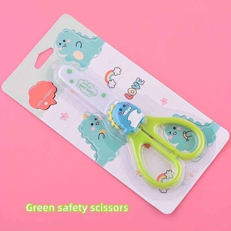 Cute Dino Scissors with Safety