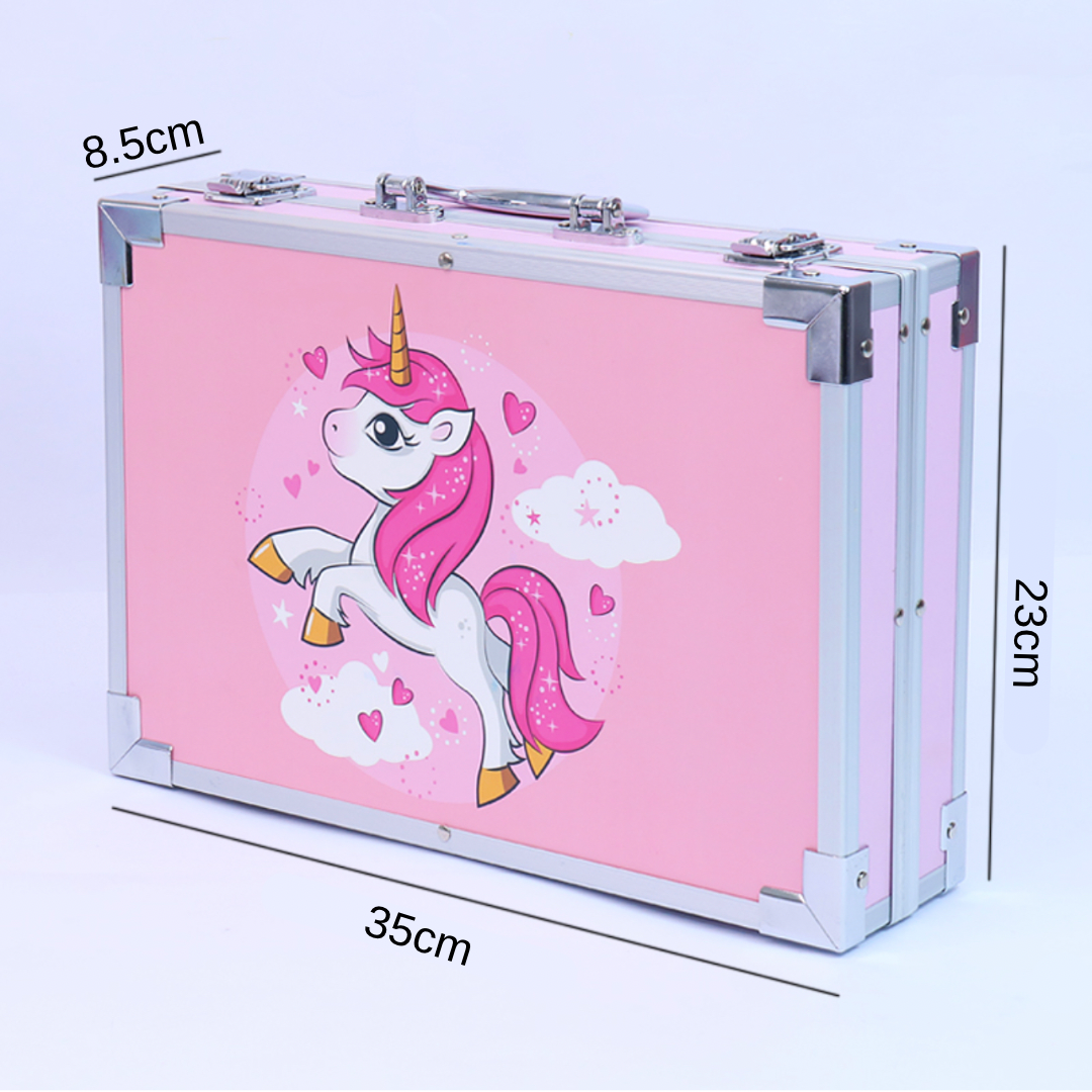 Unicorn Theme 145pcs Art Painting Trunk for Kids & Adults