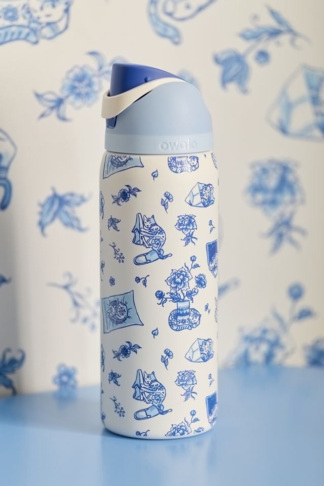Owala FreeSip - Delft Cat