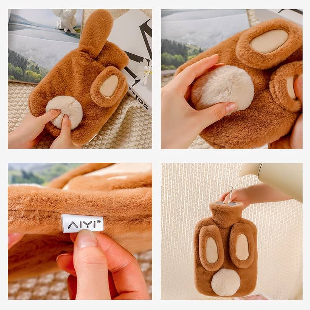 Furry Hot Water Bag - Pain Relief